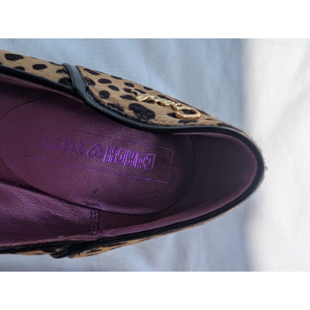 Authentic Coach Poppy Randy Animal Print Pony Hair Ballet Flat Shoes W Size 5 - Picture 6 of 9